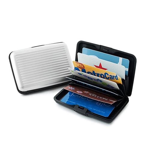 card guard aluminum rfid blocking credit card wallet case|Amazon.com: Rfid Blocking Credit Card Holder.